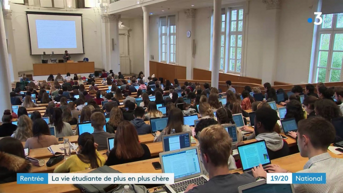 Le coût de la vie augmente fortement de 6,47% pour les étudiants en raison notamment de l'inflation, selon une enquête du syndicat étudiant Unef - VIDEO