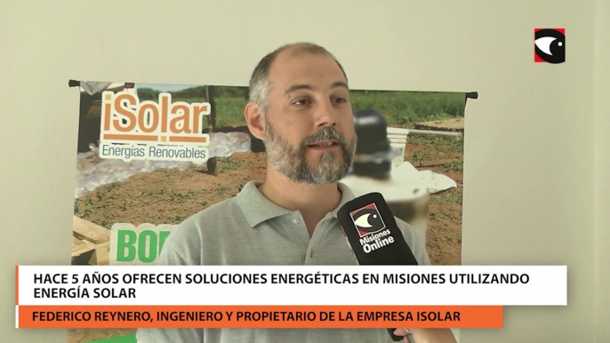 Hace 5 años ofrecen soluciones energéticas implementando la energía solar en Misiones: “Hoy este sistema puede ser aprovechado en servicios domiciliarios, comercios y hasta agroindustrias”