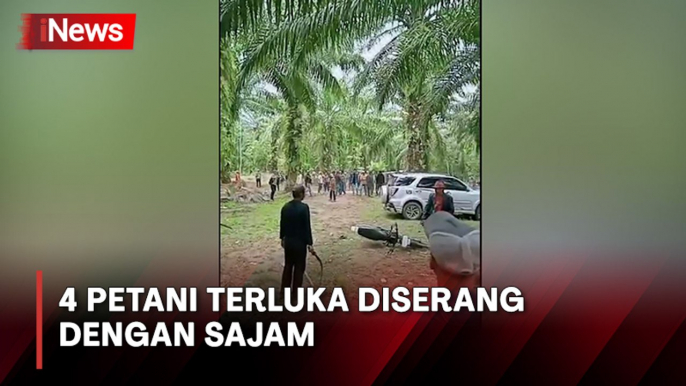 Sedang Panen, Petani Sawit di Lampung Diserang Puluhan Orang dengan Sajam