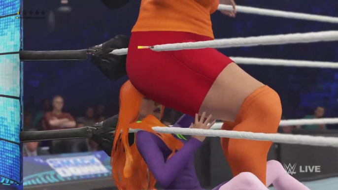VELMA STINKFACES DAPHNE - Velma vs Daphne - WWE 2K23