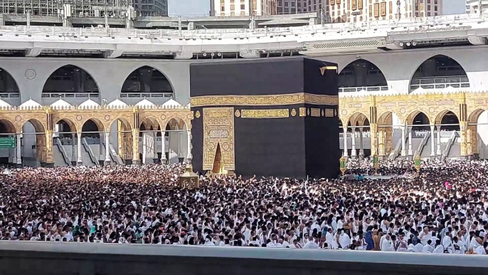 Breathtaking View Of Tawaf E Kaba on Eid In Makkah Masjid Al Haram @makkah