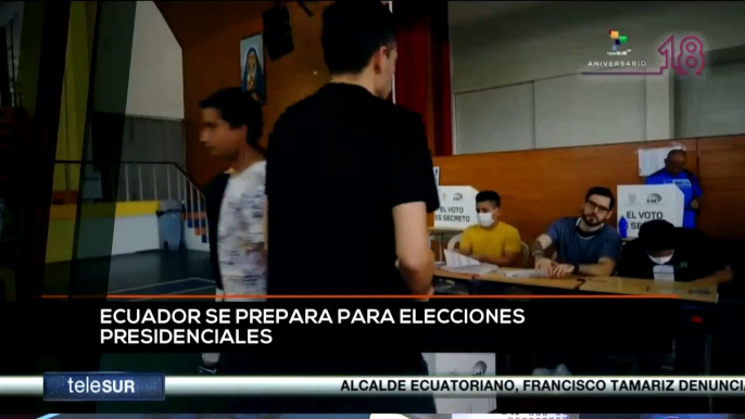 teleSUR Noticias 11:30 19-08: Ecuador se prepara para elecciones presidenciales