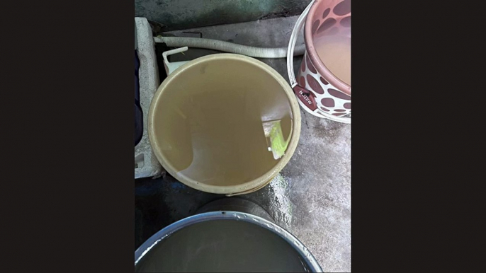 A railway station where the employees were forced to drink dirty water