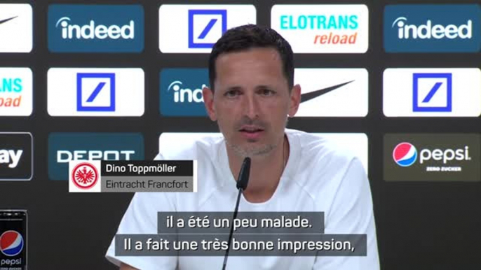 Francfort - Toppmöller : "Kolo Muani est là, mais pour combien de temps ?"