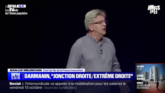 Jean-Luc Mélenchon sur Gérald Darmanin: "C'est lui que nous aurons à affronter"