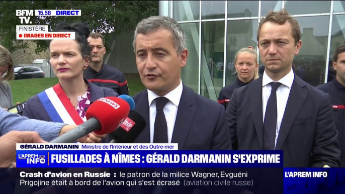 Gérald Darmanin sur les fusillades à Nîmes: "Nous avons procédé à des interpellations. Le Raid a été engagé"