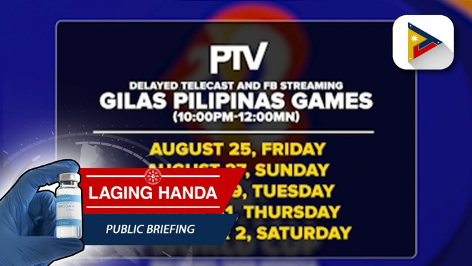 Delayed telecast ng mga laban ng Gilas Pilipinas sa 2023 FIBA World Cup, mapapanood sa PTV