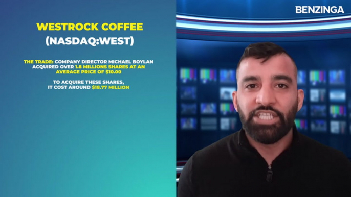 Insider Trades: Around $19M Bet On Westrock Coffee? Check Out These 3 Stocks Insiders Are Buying