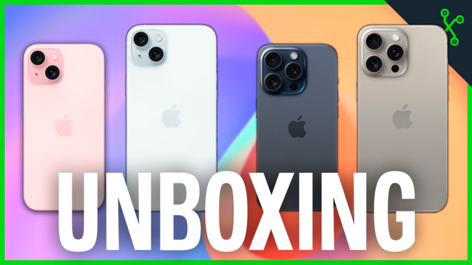 UNBOXING iPhone 15, iPhone 15 Plus, iPhone 15 Pro, iPhone 15 Pro Max