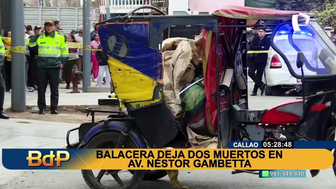 Pelea vecinal termina en tragedia en el Callao: dos extranjeros mueren baleados tras gresca