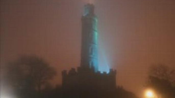 Hogmanay 40 - Calton Hill dans le brouillard