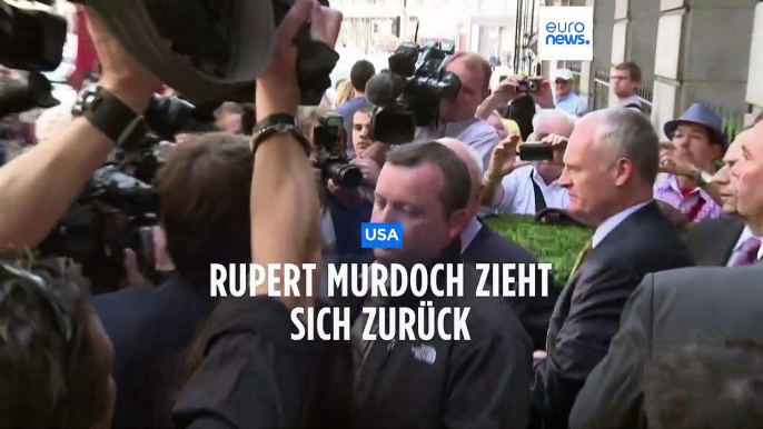 Fox- und News Corp: Medienmogul Rupert Murdoch kündigt Rückzug an