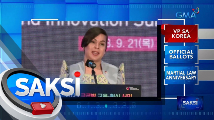 VP Sara Duterte, dumalo sa Global Education and Innovation Summit sa South Korea | Saksi