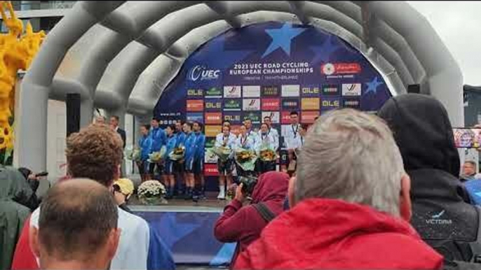 Championnat d'Europe de relais mixte 2023 : La Marseillaise