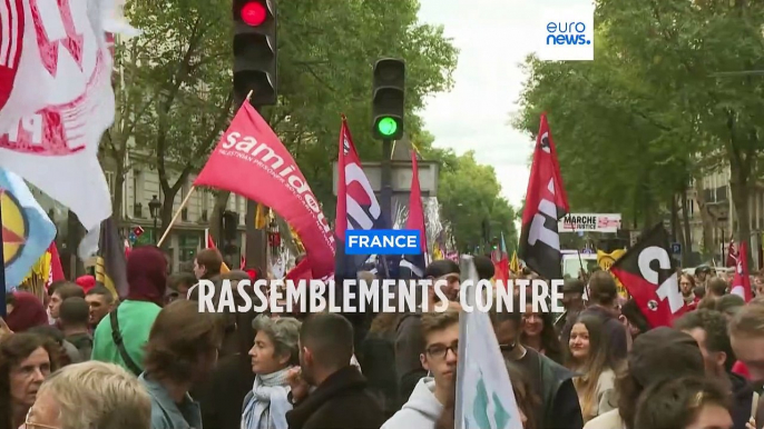 France : des dizaines de milliers de personnes contre "les violences policières et le racisme"