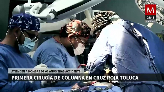 Cruz Roja Toluca marca un hitos con su primera cirugía de columna en el Edomex