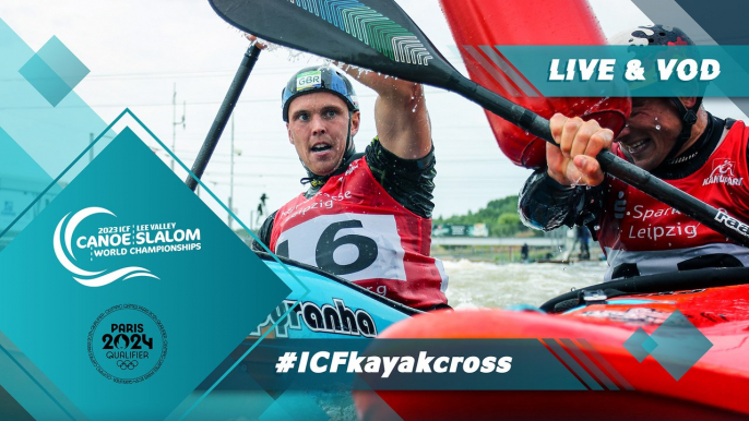 Kayak Cross: Finals / 2023 ICF Canoe-Kayak Slalom World Championships & Olympic Qualifier Lee Valley UK