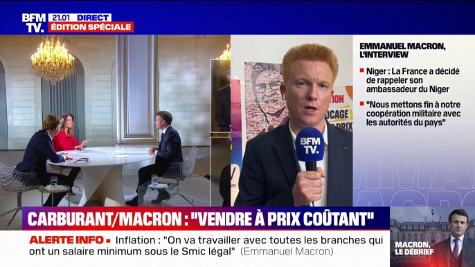 Adrien Quatennens (LFI-Nupes): "Ce que devrait faire un président de la République, c'est le blocage des prix"