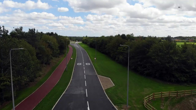 V2 Tattenhoe Street grid road in Milton Keynes re-opened