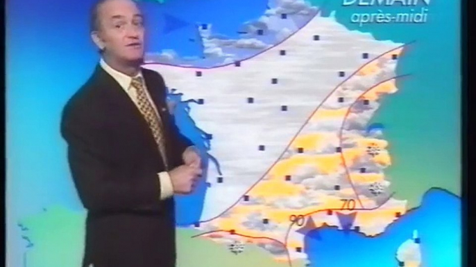 [TF1 1995] Météo - Alain Gillot Pétré