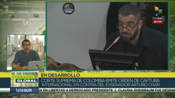 Colombia: Corte suprema emite orden de captura contra elex senador Arturo Char