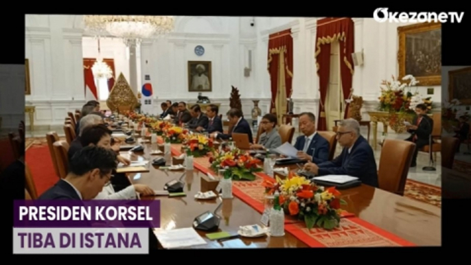 Presiden Jokowi Gelar Pertemuan Bilateral dengan Presiden Korsel di Istana