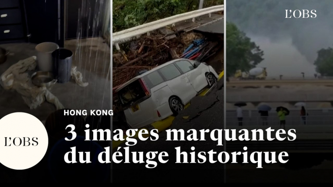 Les inondations historiques à Hong Kong en 3 images marquantes