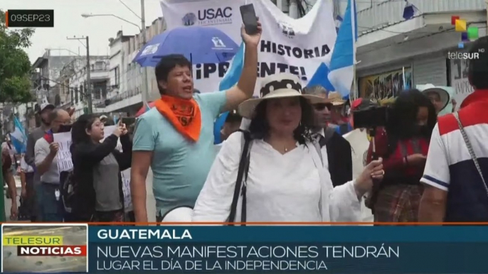 Guatemala: Protestas continúan por segundo fin de semana consecutivo