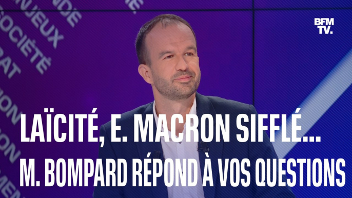 Laïcité, Emmanuel Macron sifflé: Manuel Bompard répond à vos questions dans La Capsule de BFM Politique