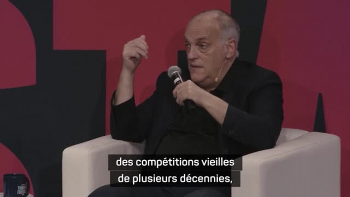 Interview - Tebas ne voit pas la Saudi Pro League parmi les "10 principaux risques pour le football européen"