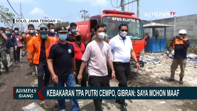 Medan Berat dan Rawan Longsor Jadi Kendala Pemadaman Kebakaran di TPA Putri Cempo Solo