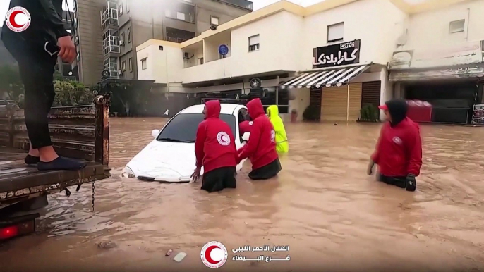 10,000 feared missing, city in ruins after Libya floods