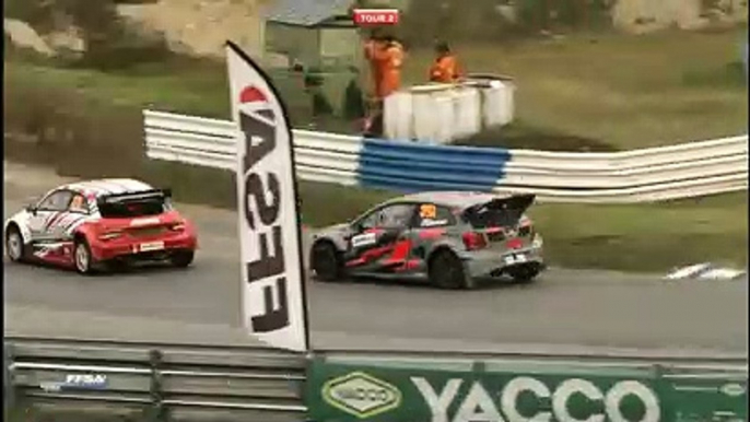 Rallycross France 2023 Mayenne D3 Q1 Race 4 Great Pass Danveau Saunois