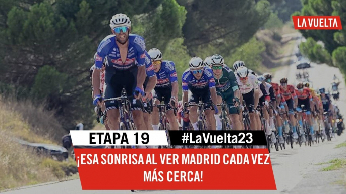 When you realise that Madrid is getting closer and closer - Stage 19 - La Vuelta 2023