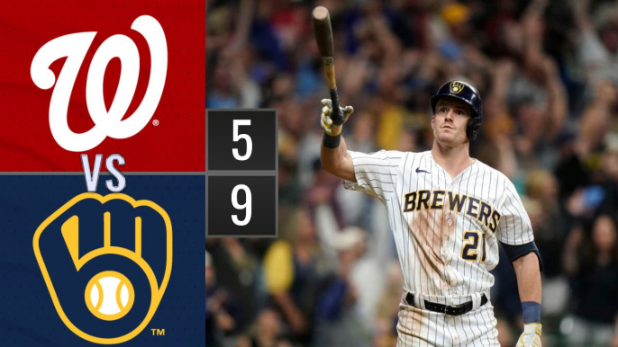 Resumen Nacionales de Washington vs Cerveceros de Milwaukee / MLB 16-09-2023