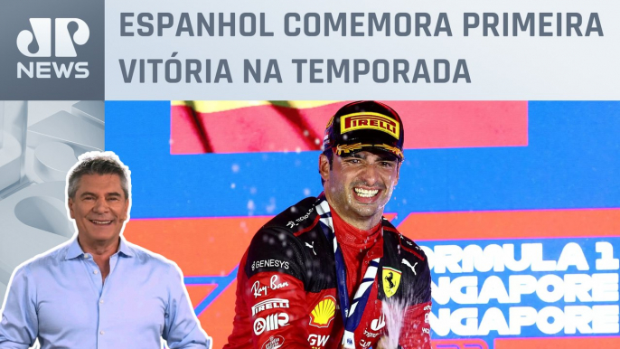 Alex Ruffo: Carlos Sainz domina GP de Singapura e quebra série de vitórias de Verstappen