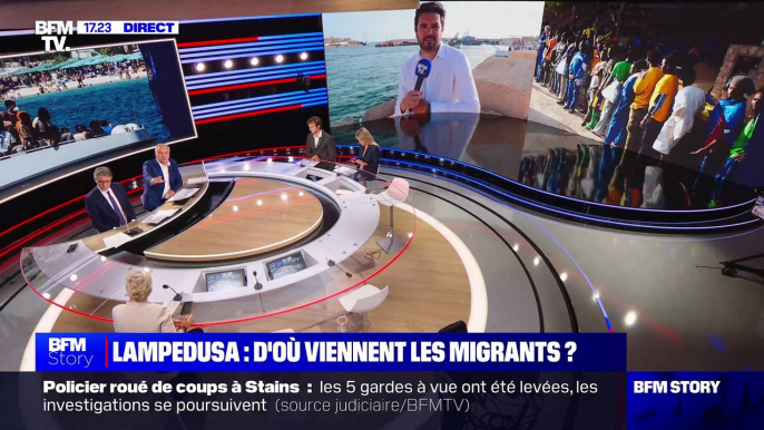 Nadine Morano s'en prend en direct l'envoyé spéciale de BFM TV à Lampedusa : "C'est de la désinformation ce que vous faites ! Dites la vérité, monsieur le journaliste ou achetez des lunettes !"