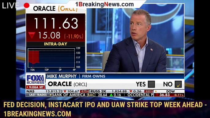 Fed decision, Instacart IPO and UAW strike top week ahead - 1breakingnews.com