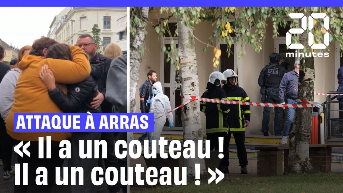 Attaque au couteau à Arras : Des élèves nous racontent ce qu'ils ont vu