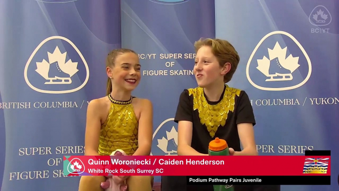 Juvenile Pairs, Pre Novice Pairs Short, Novice & Junior Pairs Short - Rink 3 - 2023 Super Series Autumn Leaves