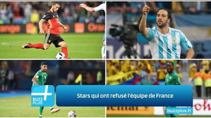 Stars qui ont refusé l'équipe de France