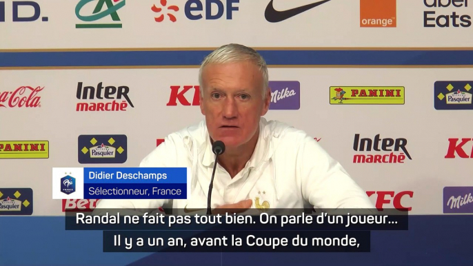 Deschamps indulgent envers Kolo Muani : "Randal ne fait pas tout bien"