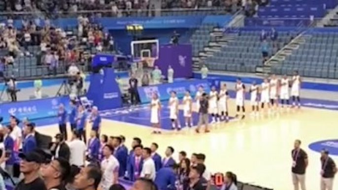 PH national anthem played before the Gilas-Bahrain match  #GilasPilipinas