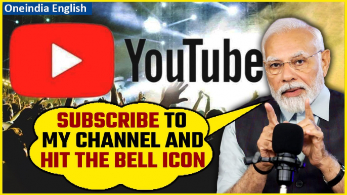 YouTube Fanfest 2023: PM Narendra Modi virtually addresses YouTube content creators | Oneindia News