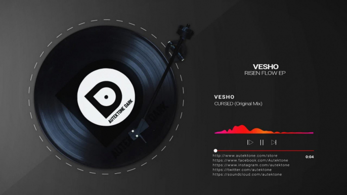 Vesho - Cursed (Original Mix) - Official Preview (Autektone Dark)