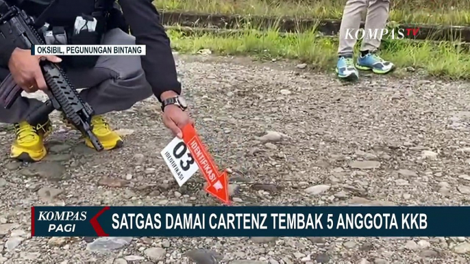 5 Jasad KKB yang Ditembak Mati Satgas Damai Cartenz Dalam Proses Identifikasi