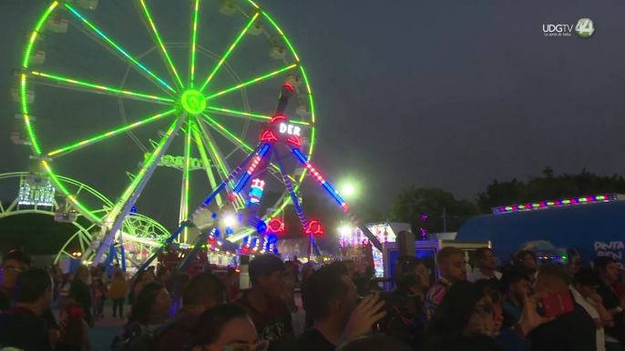 Con música y espectáculos  pirotécnicos, inauguran las Fiestas de Octubre 2023