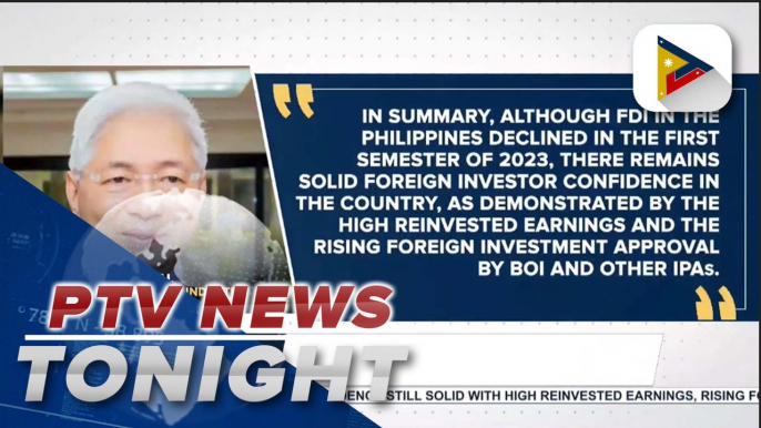 DTI says investors' confidence in PH remains high despite lower FDI inflows