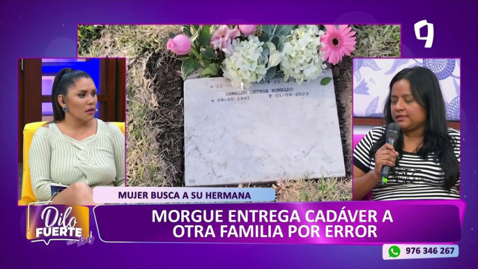 Ciudadana colombiana pide ayuda para recuperar cuerpo de su hermana que fue entregado a otra familia por error en la morgue