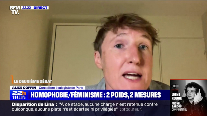 Militantes féministes malmenées au Parc des Princes: "J'aimerais bien voir un tel empressement à dégager les homophobes, les racistes et les sexistes qui pullulent dans les stades de foot", affirme Alice Coffin (conseillère écologiste de Paris)